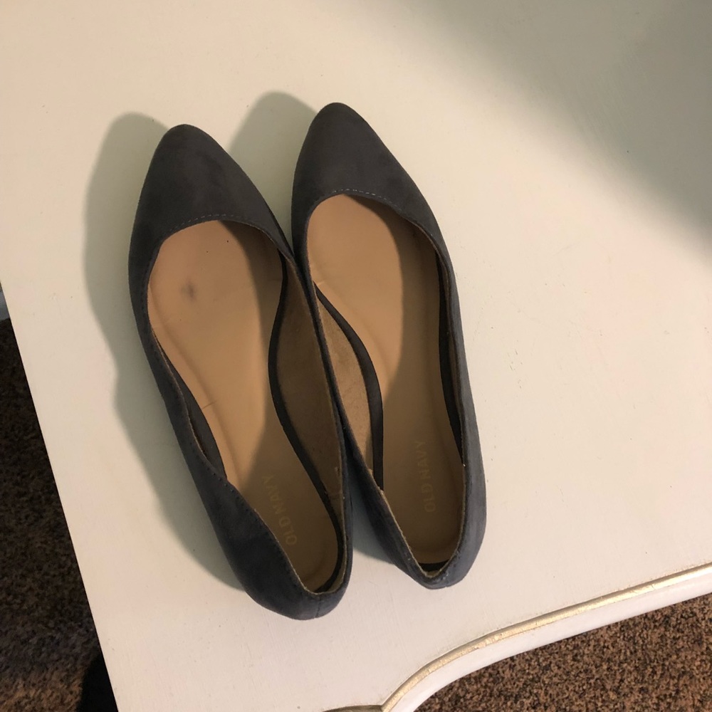 Greyish blueish shoes